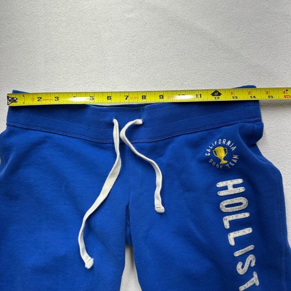 💙Hollister Womens Small Royal Blue Sweatpants Vintage Y2K Low Rise Lightweight💙 - Picture 9 of 11